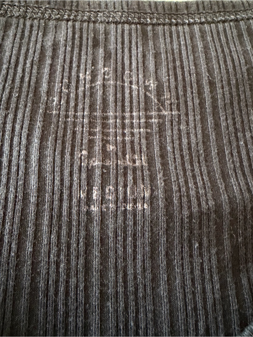 Splendid Black Ribbed Long-Sleeve Crop Top - Picture 2 of 4